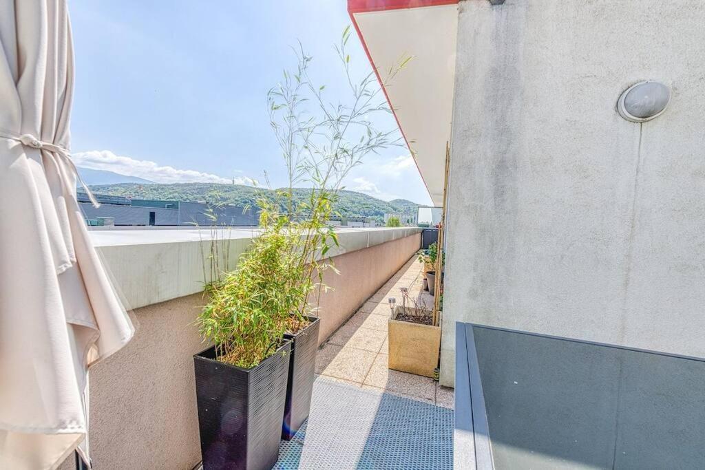 Apartamento Standing, Balcon Avec Vue, Clim, Tt Equipe Confort Échirolles Exterior foto