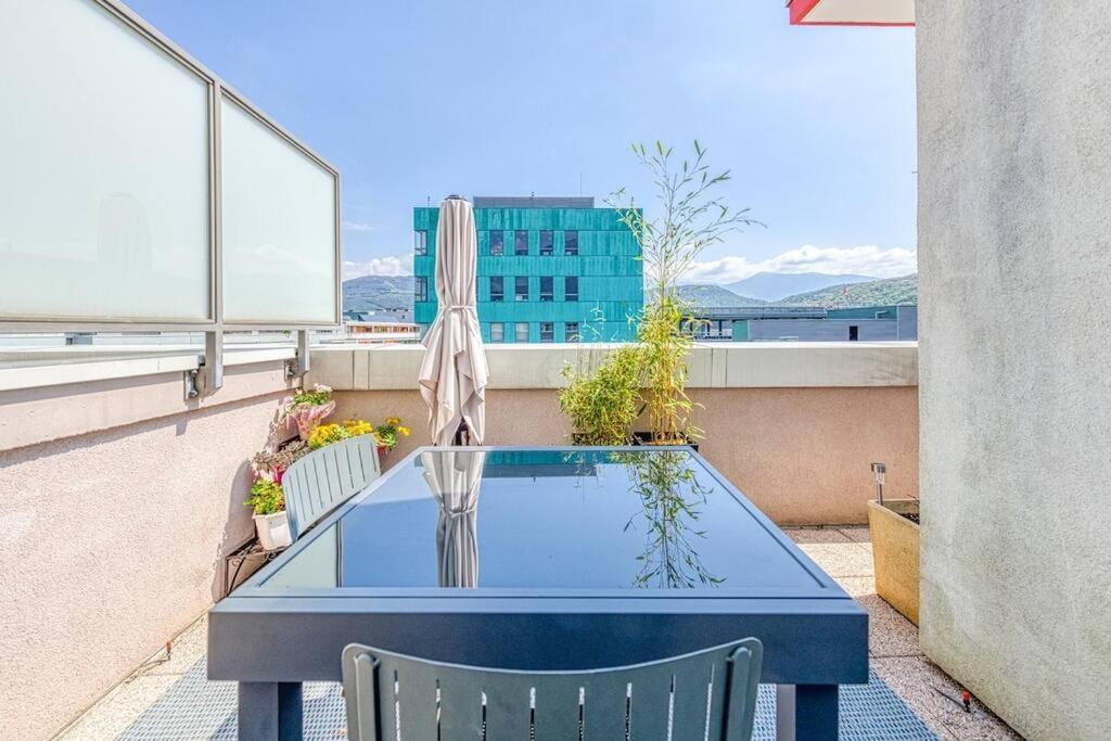 Apartamento Standing, Balcon Avec Vue, Clim, Tt Equipe Confort Échirolles Exterior foto